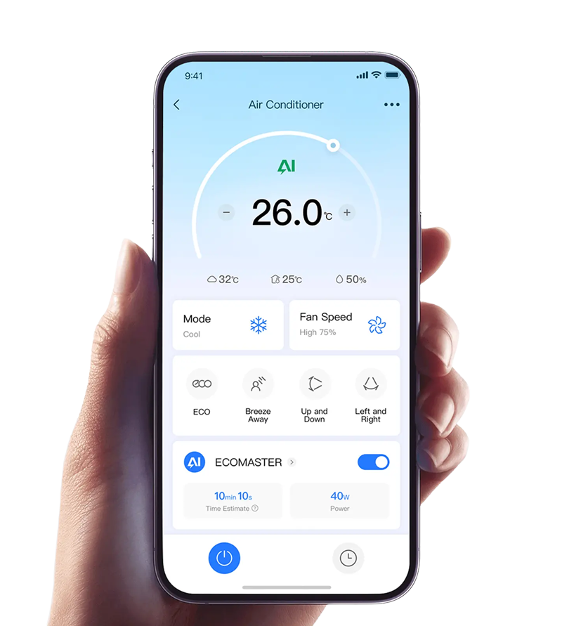 Midea Air app voor slimme bediening van de Solstice